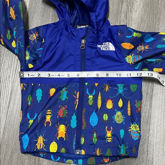 The North Face  Infant Zipline Rain Jacket / blue/ size 6-12 Months - Picture 14 of 15
